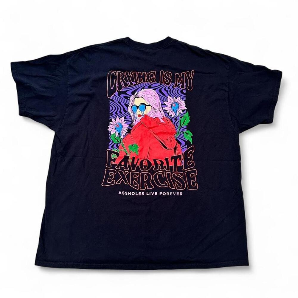 Linda Finegold “Crying Is My Favorite Exercise” Graphic Tee